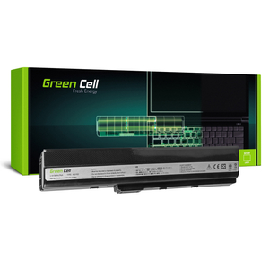 Green Cell Laptop akkumulátor Asus K52 K52J K52F K52JC K52JR K52N X52 X52J A52 A52F
