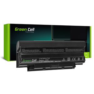 Green Cell Battery for Dell Inspiron N3010 N4010 N5010 13R 14R 15R J1 (rear) / 11,1V 6600mAh