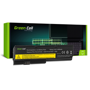 Green Cell Battery for Lenovo ThinkPad X200 X201 X200s X201i / 11,1V 4400mAh