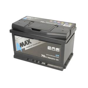 4MAX BAT70/700R/EFB/4MAX 70Ah 700A R+ Car battery