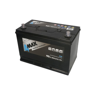 4MAX BAT90/850R/EFB/JAP/4MAX 90Ah 850A R+ Car battery