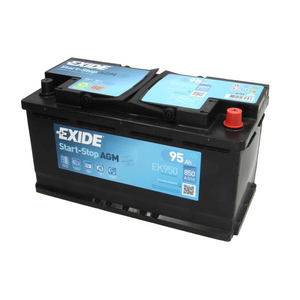 EXIDE EK950 95Ah 850A R+ Car battery