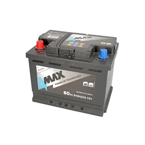 4MAX BAT60/510L/4MAX 60Ah 510A Bal + Car battery