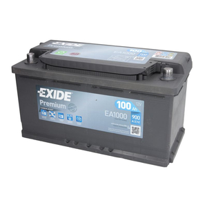 EXIDE EA1000 100Ah 900A R+ Car battery