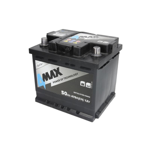 4MAX BAT50/470R/4MAX 50Ah 470A R+ Car battery