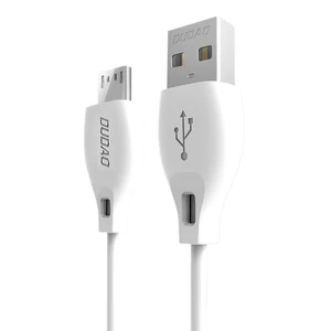 Dudao Micro USB Adat- és töltőkábel 2.4A 1m - Fehér