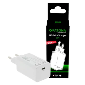 PATONA Premium GaN PD65W fali adapter fehér 1xUSB-C PD3.0 QC3.0