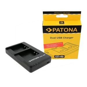 PATONA kettős töltő Ricoh DB-120 GR IV-hez, USB-C kábellel együtt