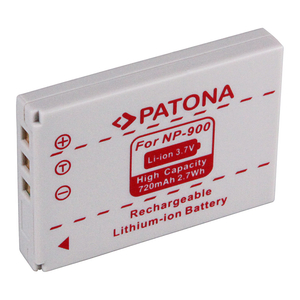 Konica Minolta Dimage NP-900, NP900 720 mAh / 2.7 Wh / 3.7V Li-Ion akkumulátor / akku - Patona 