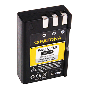 Nikon D40 D40 x D60 D5000 EN-EL9 ENEL9 1000 mAh / 7.4 Wh / 7.4V Li-Ion akkumulátor / akku - Patona 