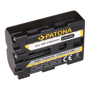 SONY NP-FM500H NP-FM500, A900 A700 A300 A200 1300mAh / 7.2V / 9.4Wh Li-Ion akkumulátor / akku - Patona 