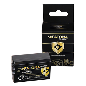 PATONA Protect akkumulátor / akku Sony NP-FW50 NEX-3 NEX.3C NEX-5 NEX.5A NEX-7 - Patona Protect