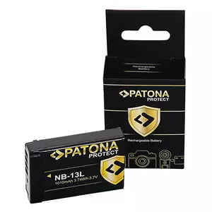 Baterie PATONA Protect / baterie reîncărcabilă Canon NB-13L Canon PowerShot G7X G5X G9X G7X Mark II - Patona Protect