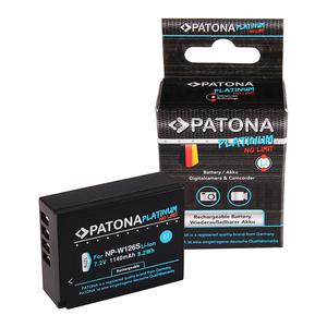 Fuji NP-W126S Platinum akkumulátor / akku HS33 EXR 7,2V/1140mAh/8,2Wh - Patona 