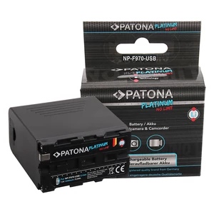 Batéria Sony NP-F970 NP-F960 NP-F950 DCR-VX2100 platinum 10500 mAh / nabíjateľná batéria - Patona