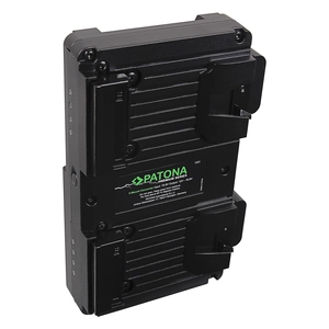 PATONA Premium Hot Swap V-Mount Adapter for 2x V-Mount PATONA NANO Batteries incl. charging function D-Tap