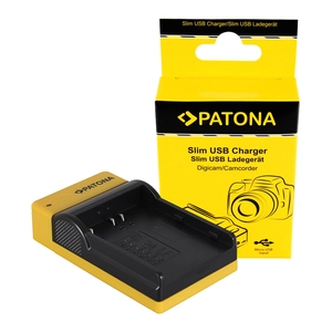 PATONA Slim micro-USB Charger f. Konica Minolta Nikon EN-EL3 Dynax 5D 7D Nikon EN-EL3 Minolta