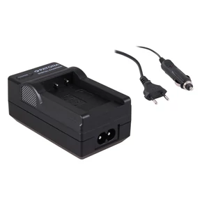 Charger Minolta NP-900 NP900 Slimline X4 X5 X6 DC5080 inkl. KFZ-Lader (12V)