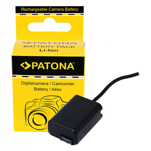 Sony NP-FW50 NEX-3 NEX.3C NEX-5 Bemeneti Akkumulátor Adapter - Patona
