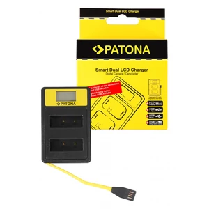 PATONA Smart Dual LCD USB Charger Olympus PS-BLS1 PS-BLS5 Fuji NP-140 FinePix S - Patona