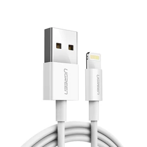 Ugreen USB - Lightning MFI cable 1m 2,4A white (20728) Ugreen USB - Lightning MFI cable 1m 2,4A white (20728)