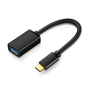 Ugreen USB to USB Type C 3.0 OTG átalakító adapter kábel - Fekete (30701)