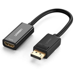 Ugreen DisplayPort to HDMI adapter kábel 1080p 60Hz 12bit - Fekete (40362)