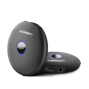 Ugreen 2in1 Bluetooth 4.2 aptX audio transzmitter / vevő - Fekete (CM108 40762)