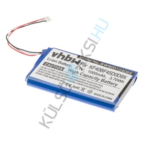 VHBW GPS Battery Replacement for Garmin KF40BF45D0D9X - 1000mAh, 3.7V