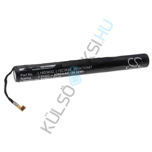 Lenovo 5B18C03587, L15C3K32, L15D3K32 VHBW táblagép csere akkumulátor - 8200 mAh 3,6 V Li-Ion