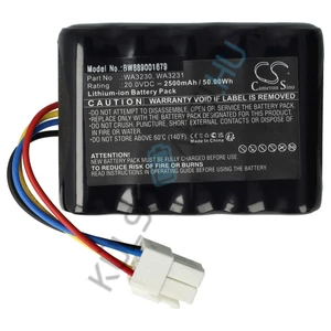 VHBW Lawnmower Battery Replacement for Kress 59003453, KA0103, KA3022 - 2500 mAh 20 V Li-Ion