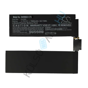 Výmena batérie tabletu VHBW pre Apple A2369 - 7600 mAh 3,78 V Li-polymer