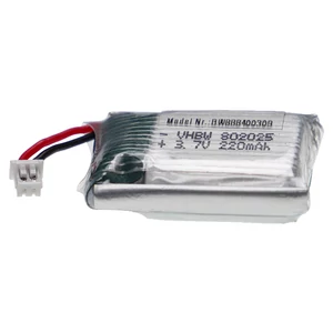 Modelársky nástroj VHWB, RC batéria - 220 mAh 3,7 V Li-polymér, pH 1,25 2P