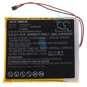 VHBW MP3-Player Battery Replacement for Astell & Kern SR605056 - 2600 mAh 3.8 V Li-polymer