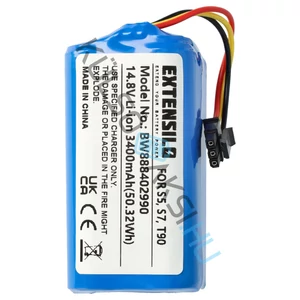 Csere akkumulátor  Qihoo INR18650 M264S1P, LR-PAS0638W-EU, 2ASP4-S5  - 3400mAh, 14.8V, Li-Ion