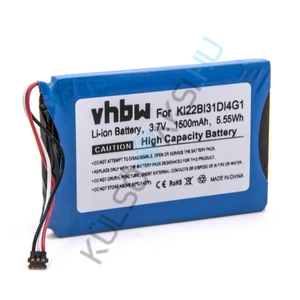 Výmena batérie VHBW GPS pre Garmin KI22BI31DI4G1 - 1500mAh, 3,7V