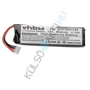 Batéria VHBW nahrádza JBL GSP872693 02 za reproduktor JBL - Li-polymer 3000 mAh