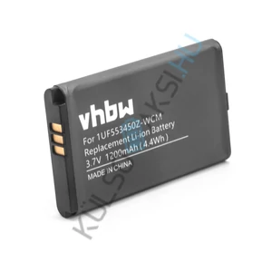 VHBW Tablet Battery Replacement for 1UF553450Z-WCM, F1134J-711, B056P036-1004, ACK-40403 - 1200 mAh 3.7 V Li-Ion