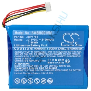VHBW Baby Monitor Replacement Battery for VTech Baby Monitor VM5254 - 2100 mAh 3.8 V Li-Ion