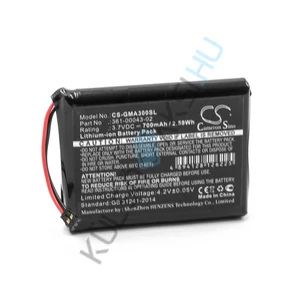 VHBW GPS csere akkumulátor Garmin 361-00043-02 - 700 mAh, 3,7 V