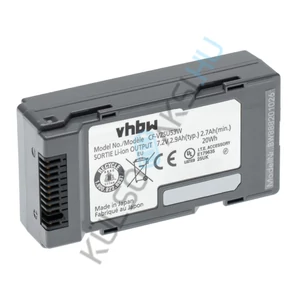 VHBW Tablet Battery Replacement for Panasonic CF-VZSU53, CF-VZSU53W, CF-VZSU53AW - 2900 mAh 7.2 V Li-Ion