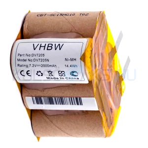 VHBW Cleaner Battery - 2000mAh, 7.2V, NiMH