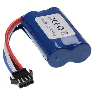 Modelárska sada VHWB, RC batéria pre Wltoys 18628, 18629 – 650 mAh 6,4 V Li-Ion, SM-4P