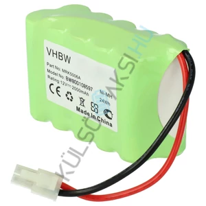 VHBW fűnyíró csere akkumulátor MRK5006A - 2000 mAh 12 V NiMH