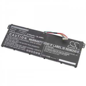 VHBW Battery for Acer AP16M5J, KT.00205.004 - 4750mAh, 7.7V, Li-polymer