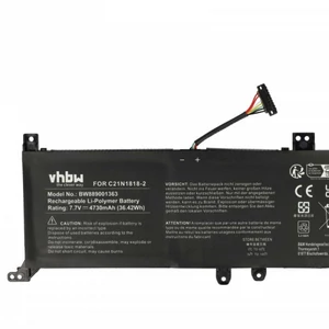 VHBW batéria pre notebook C21N1818-2 typu Asus X515K atď. 4730mAh