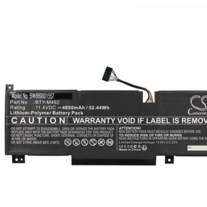 VHBW Battery for MSI Pulse GL76 11UDK and others – 4600mAh