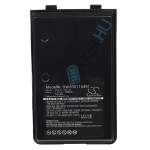 VHBW rádió csere akkumulátor Yaesu / Vertex FNB-64H, FNB-57, FNB-64, AAJ66X001 - 2600 mAh 7,4 V Li-Ion