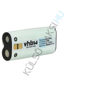 VHBW Dictaphone Battery Replacement for Olympus BR403, BR402 - 800 mAh 2.4 V NiMH