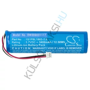 VHBW babaőrző elem csere a Philips 1S1PBL1865-2.6-hoz – 3400 mAh 3,7 V Li-Ion